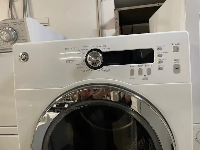 Mini laveuse sécheuse 24'' frontales blanches GE (remis a neuf) - Photo 2