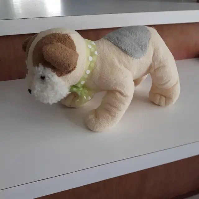 BÉBÉ CHIEN NEUF UNIQUE PELUCHE SUPER-DOUCE 12'LONGx7'HAUT $10.00 - Photo 2