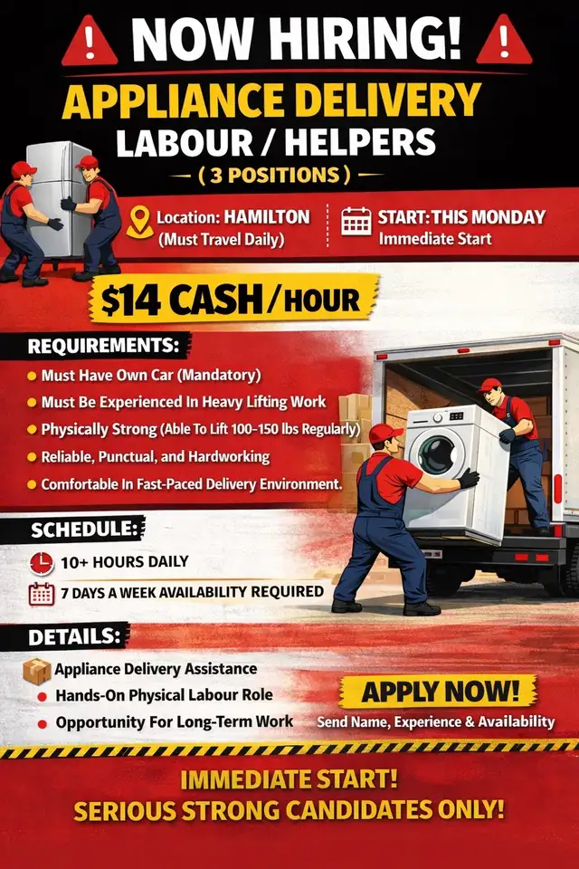 Appliance Delivery Helper