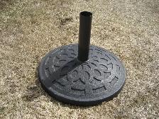 Cast iron umbrella base