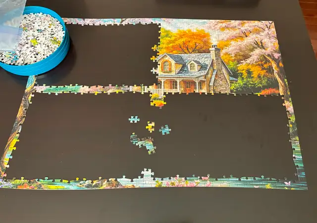 1000pc Gavimosa 'Spring Blossoms' Puzzle - LIKE NEW! - Photo 4