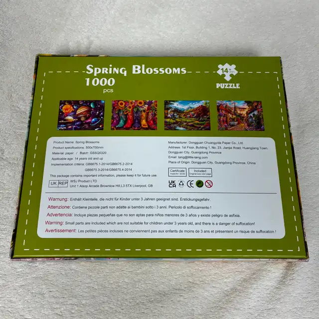 1000pc Gavimosa 'Spring Blossoms' Puzzle - LIKE NEW! - Photo 10