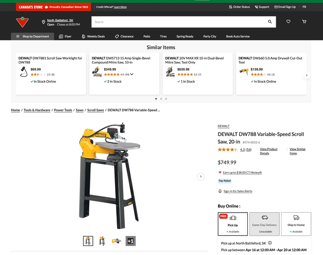 Dewalt Scroll Saw - Photo 5
