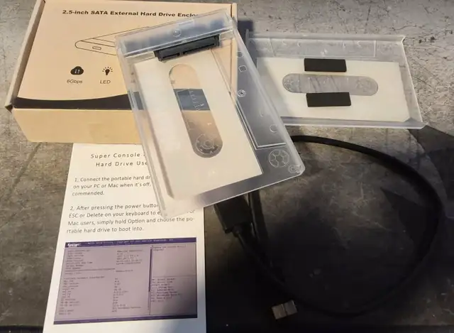 PORTABLE 500GB USB 3.0 HARD DRIVE – READY TO USE – $30 - Photo 6