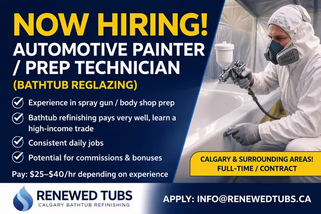 Hiring Automotive Painter / Prep Technician