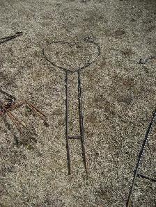 Heart shaped outdoor plant hanger