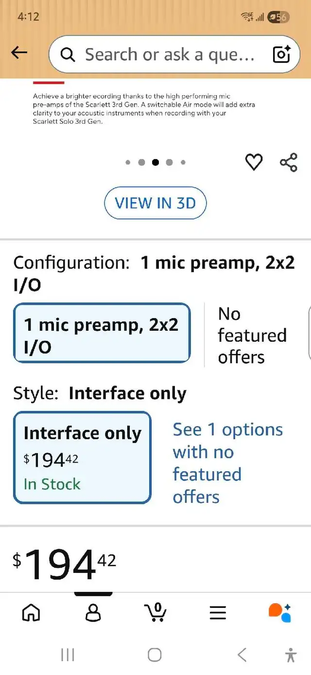 Focusrite SCARLETT-SOLO-3RD-GEN USB Audio Interface - Photo 2