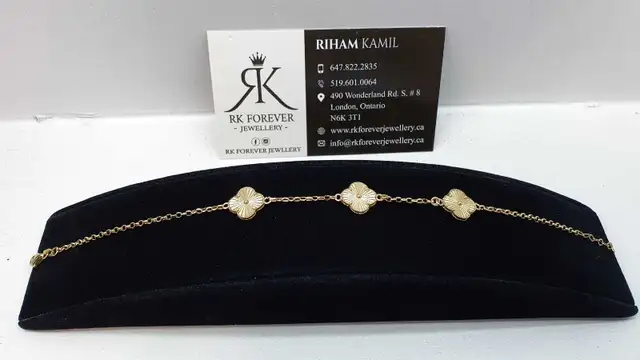 14k yellow gold bracelet #383 _ C