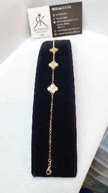 14k yellow gold bracelet #383 _ C - Photo 2