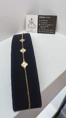 14k yellow gold bracelet #383 _ C - Photo 3
