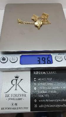 14k yellow gold bracelet #383 _ C - Photo 6
