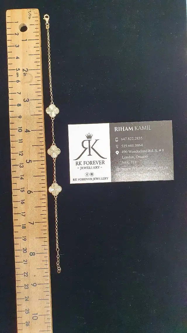 14k yellow gold bracelet #383 _ C - Photo 8