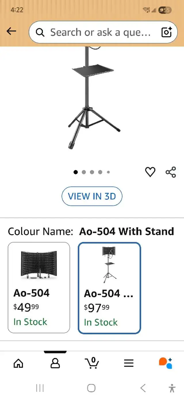 Asked studio recordio stand ,sheild - Photo 2