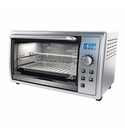 Black & Decker Kitchen Tools Digital Toaster Oven, 6-slice, Bran