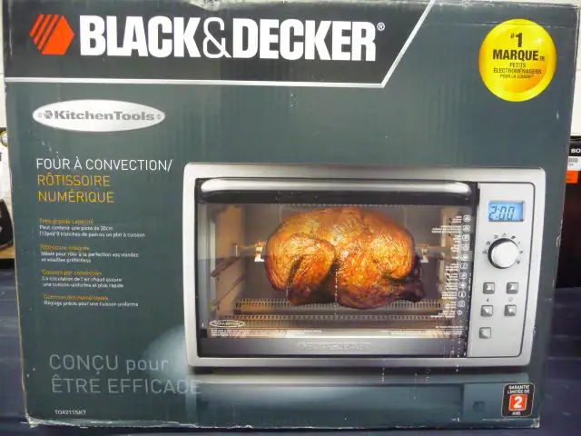 Black & Decker Kitchen Tools Digital Toaster Oven, 6-slice, Bran - Photo 3