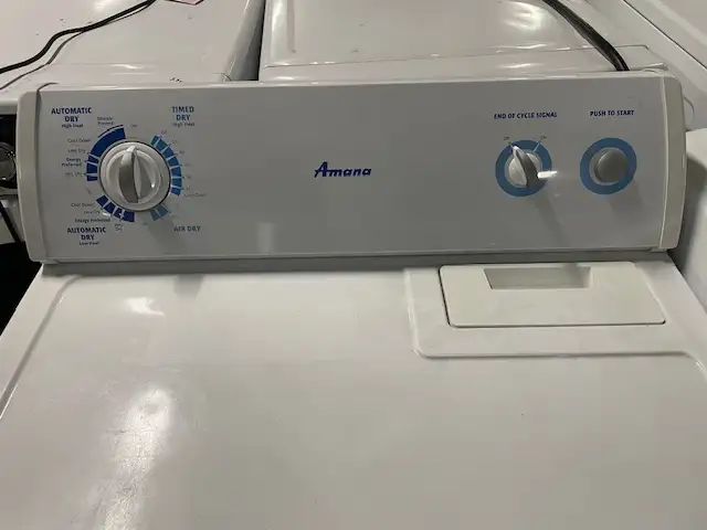 Sécheuse seule traditionnelle blanche Amana - Photo 2