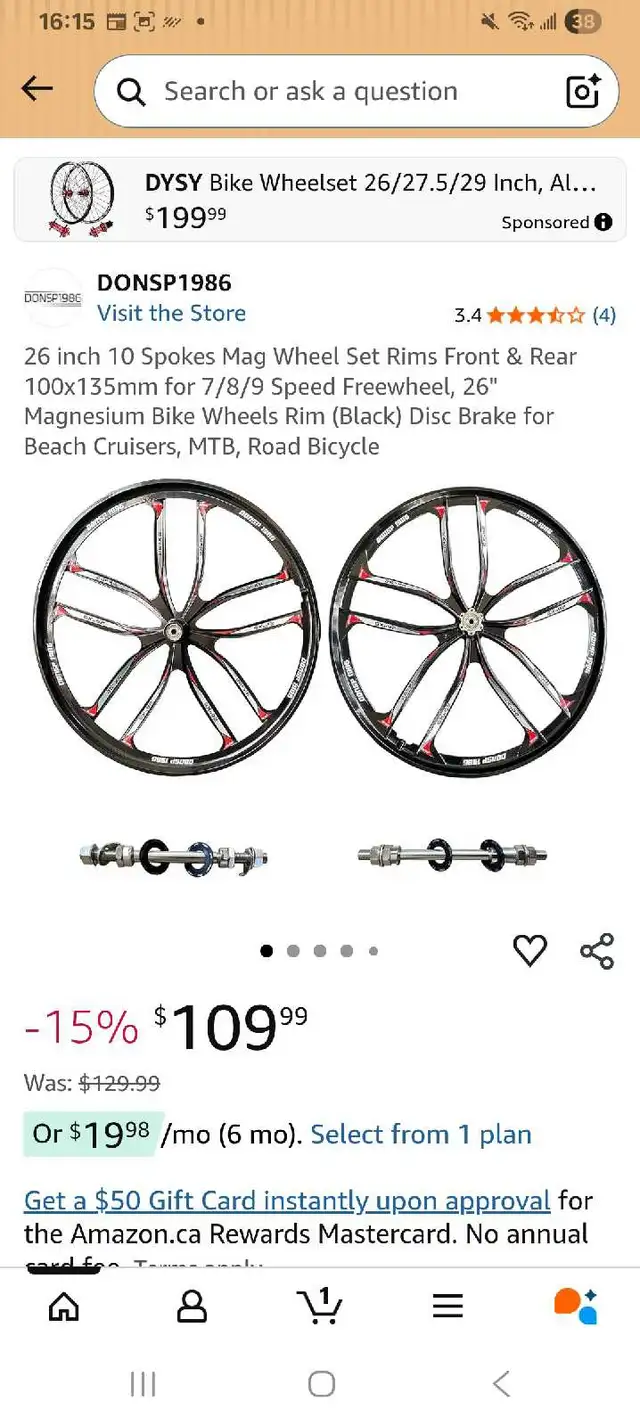 bicycle wheels for sale