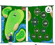 Golf chipping mat