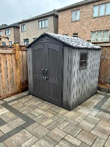 7 x 7 lifetime garden shed