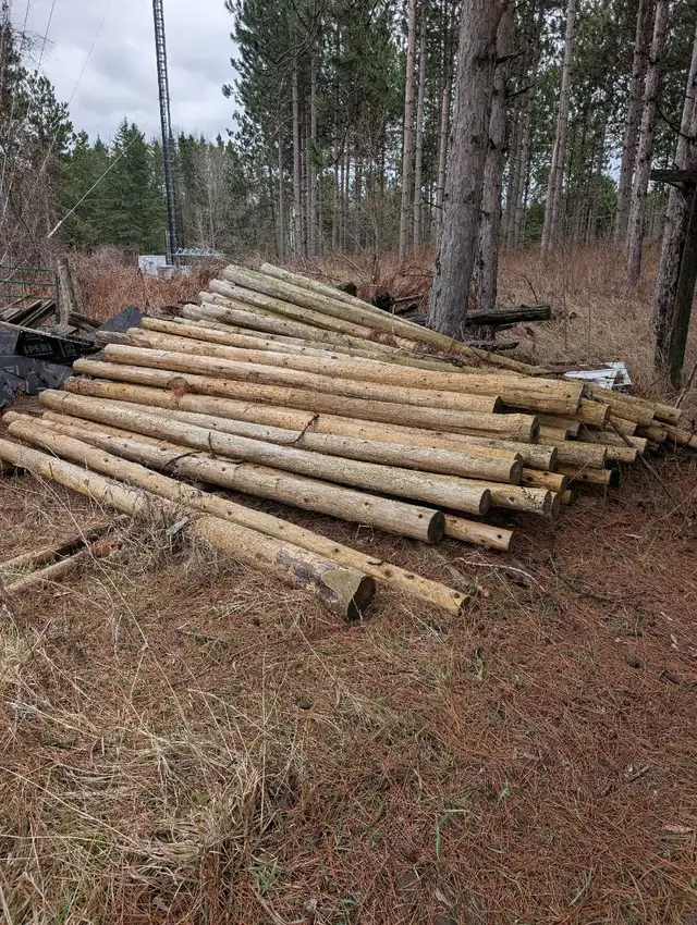 Cedar Posts Rails Poles Fence - Photo 3