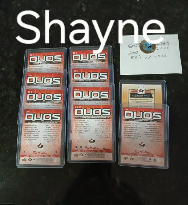 Tim Hortons Hockey cards at card show in Leduc April 25Th / 2026 - Photo 2