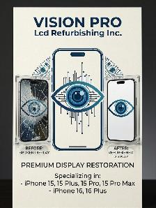 iPhone screen/ LCD / Display 15-16 Plus
