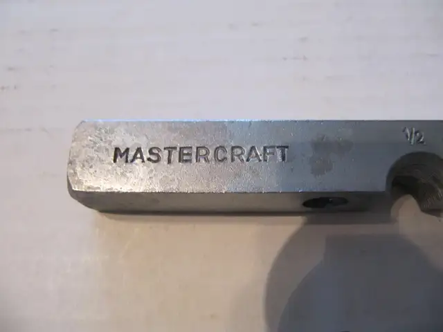 Vintage Mastercraft Cast Iron Drill Bit Drill Press Guide 1970s - Photo 3