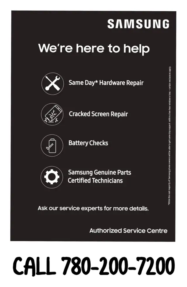 SAMSUNG AUTHORISED REPAIR