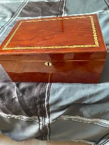 IDC Humidor with a few cigars and accessories $75.