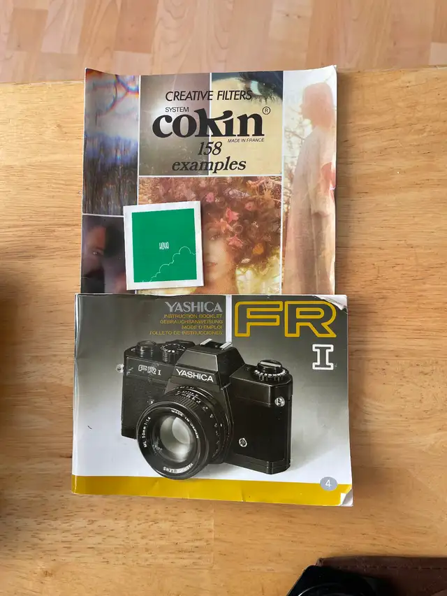 FR1 Yashica 35mm camera ideal for experimenting photography $60.