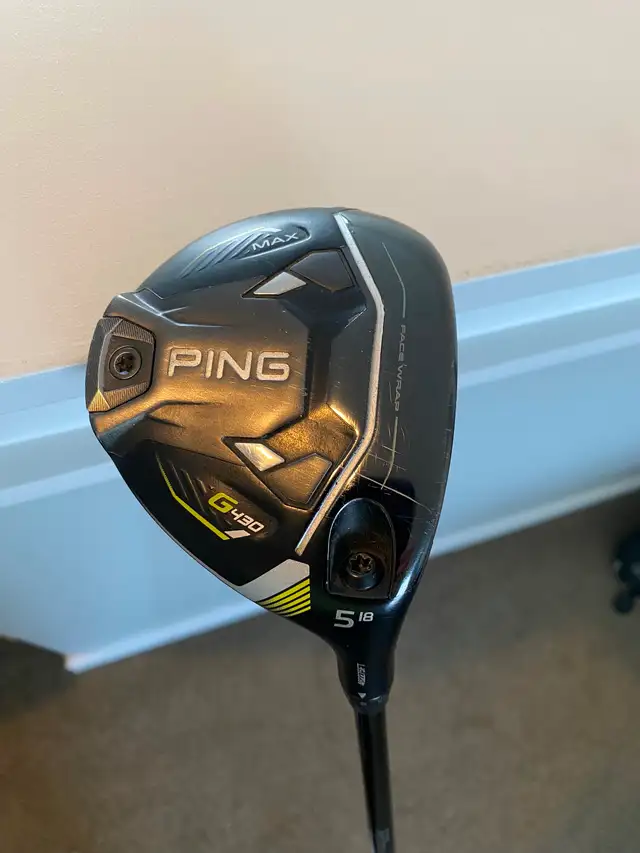 RH - used Ping G430 Max Golf fairway 5 wood - regular flex shaft - Photo 3