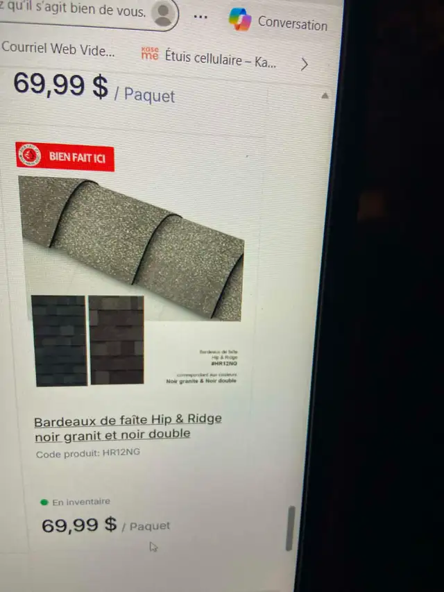 Bardeaux d'asphalte, bardeaux de départ, bardeau faîte - Photo 3