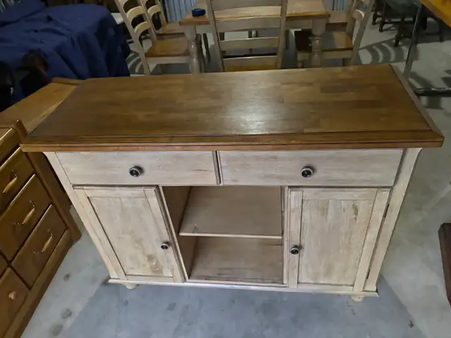 Free delivery used Wooden Buffet Sideboard Cabinet - Photo 4