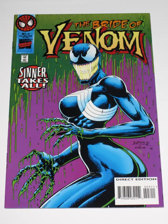 Venom: Sinner Takes All#’s 1,2,3,4 & 5 set! comic book