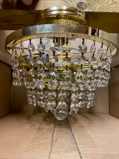 Crystal Ceiling Chandelier "bedroom"