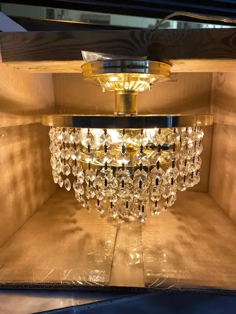 Crystal Ceiling Chandelier "bedroom" - Photo 3