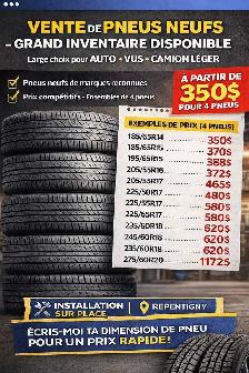 Pneus neufs & usagé