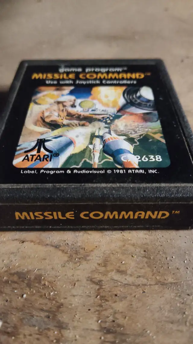Missle command Atari cartridge - Photo 2