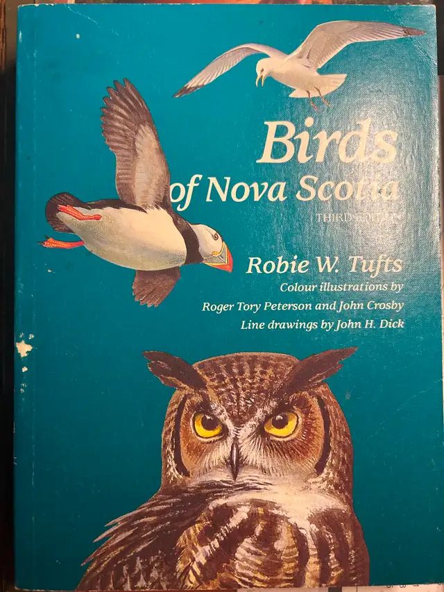 BIRDS OF NOVA SCOTIA by Robie W. Tufts – 1986, 3rd Ed. SC