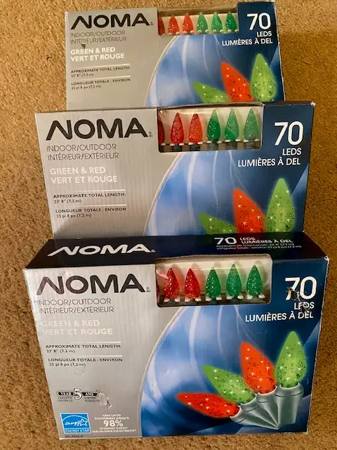 NOMA  CHRISTMAS  "LED STRING LIGHTS"