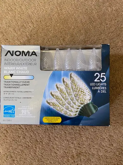 NOMA  CHRISTMAS  "LED STRING LIGHTS