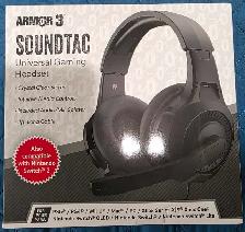 BNIB Armor3 Soundtac Multiplatform Gaming Headset Black
