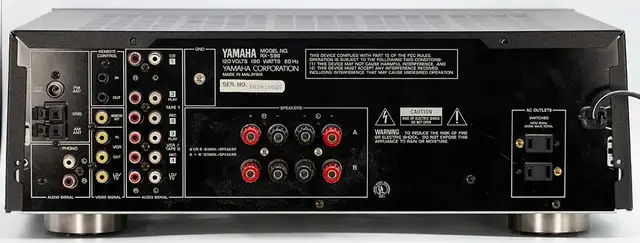 Yamaha RX-596 Natural Sound Stereo Receiver   REMOTE audiophile