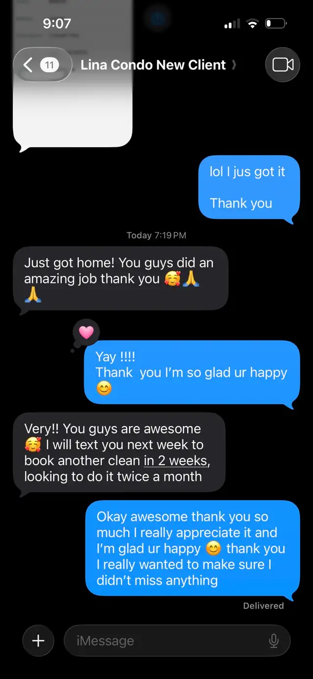 1-2 bed condo cleaning /cleaning services