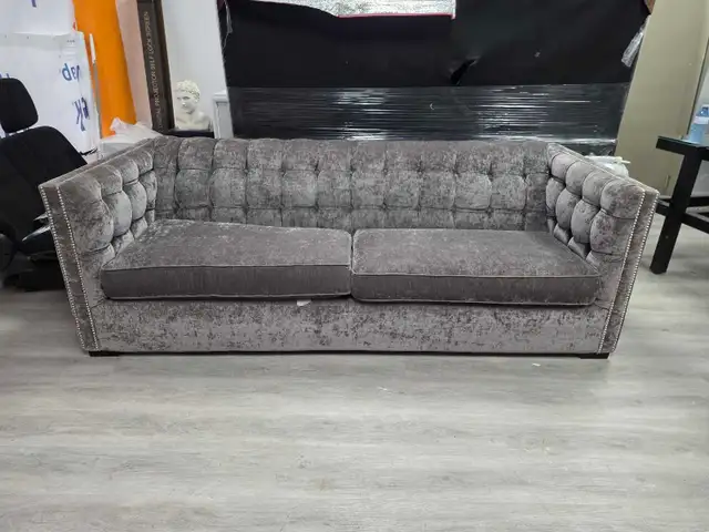 Modern Gray Sofa - Photo 2