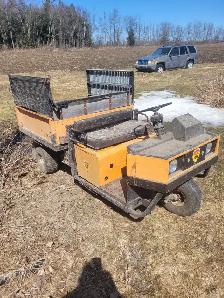!!!!!   CUSHMAN WITH HUDRAULIC DUMPBOX 2 CYLINDER GAS  !!