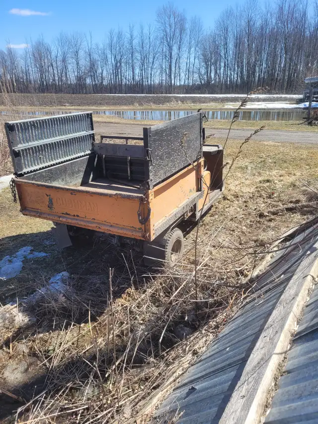 !!!!!   CUSHMAN WITH HUDRAULIC DUMPBOX 2 CYLINDER GAS  !! - Photo 4