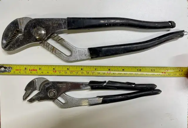 Two CHANNEL LOCK PLIERS