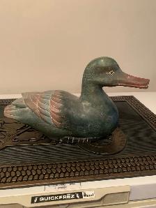 Very nice antique duck ornament!