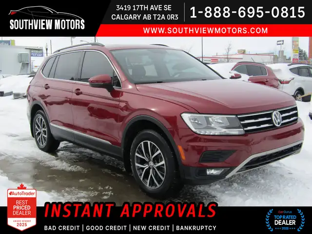 2018 Volkswagen Tiguan Comfortline 4MOTION Ltd Avail Leather /